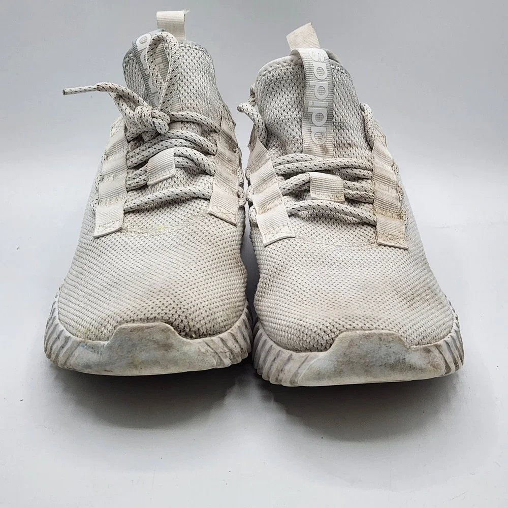 Adidas White Mesh Lace‎ Up Athletic Running Shoes Men's Size 11